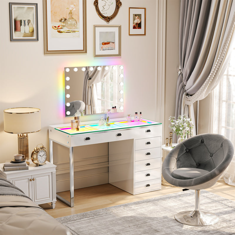 Chelsea Vanity Set with Mirror & Chair