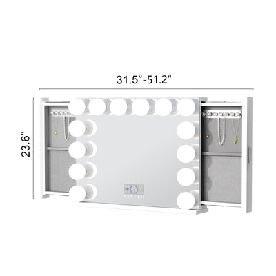 Marilyn Hollywood Vanity Mirror Pro with Jewelry Organizer