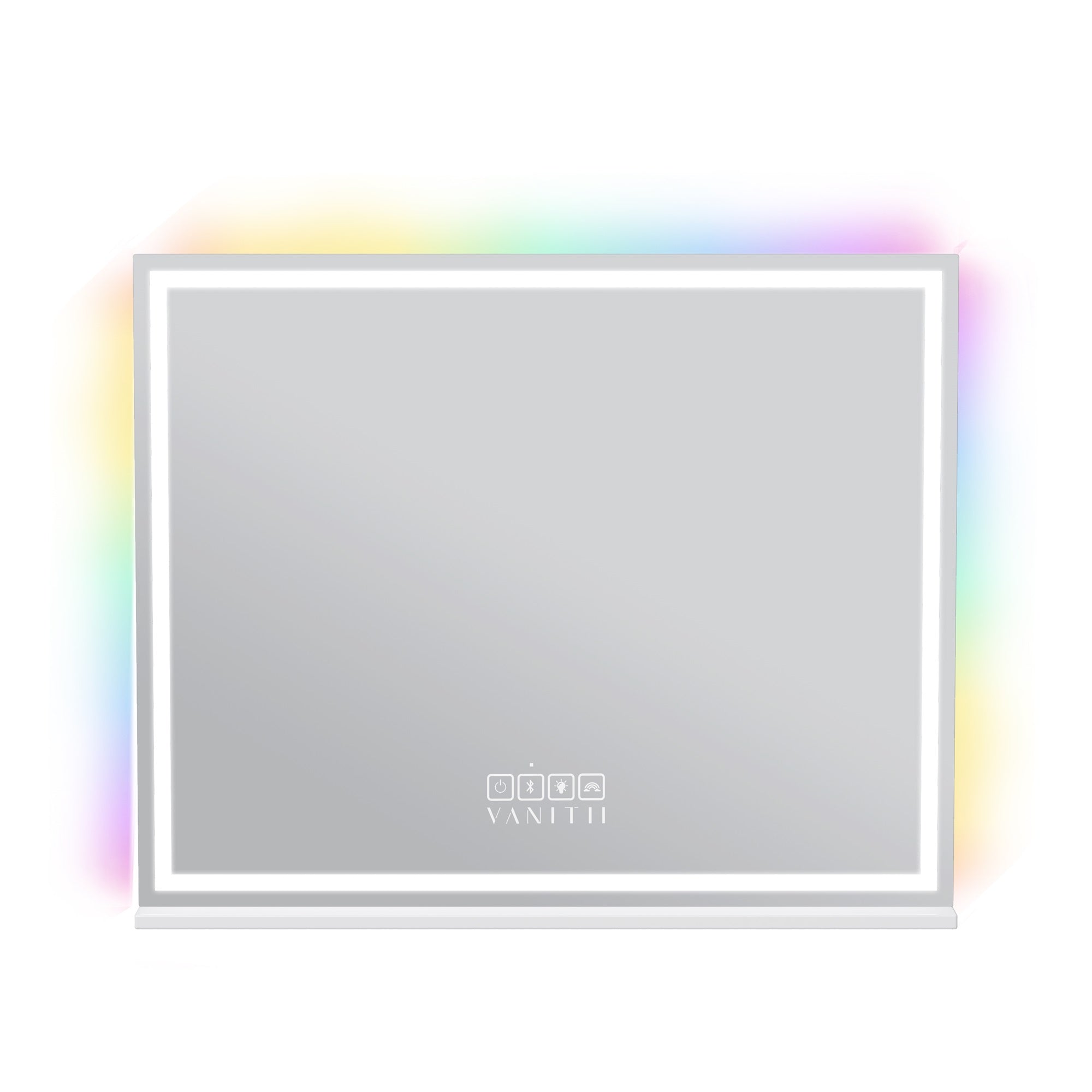 Luxury Hollywood Glow Vanity Mirror with RGB & Bluetooth Speaker
