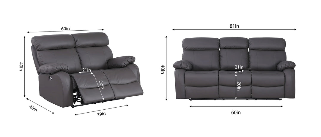 3+2-Seats Set