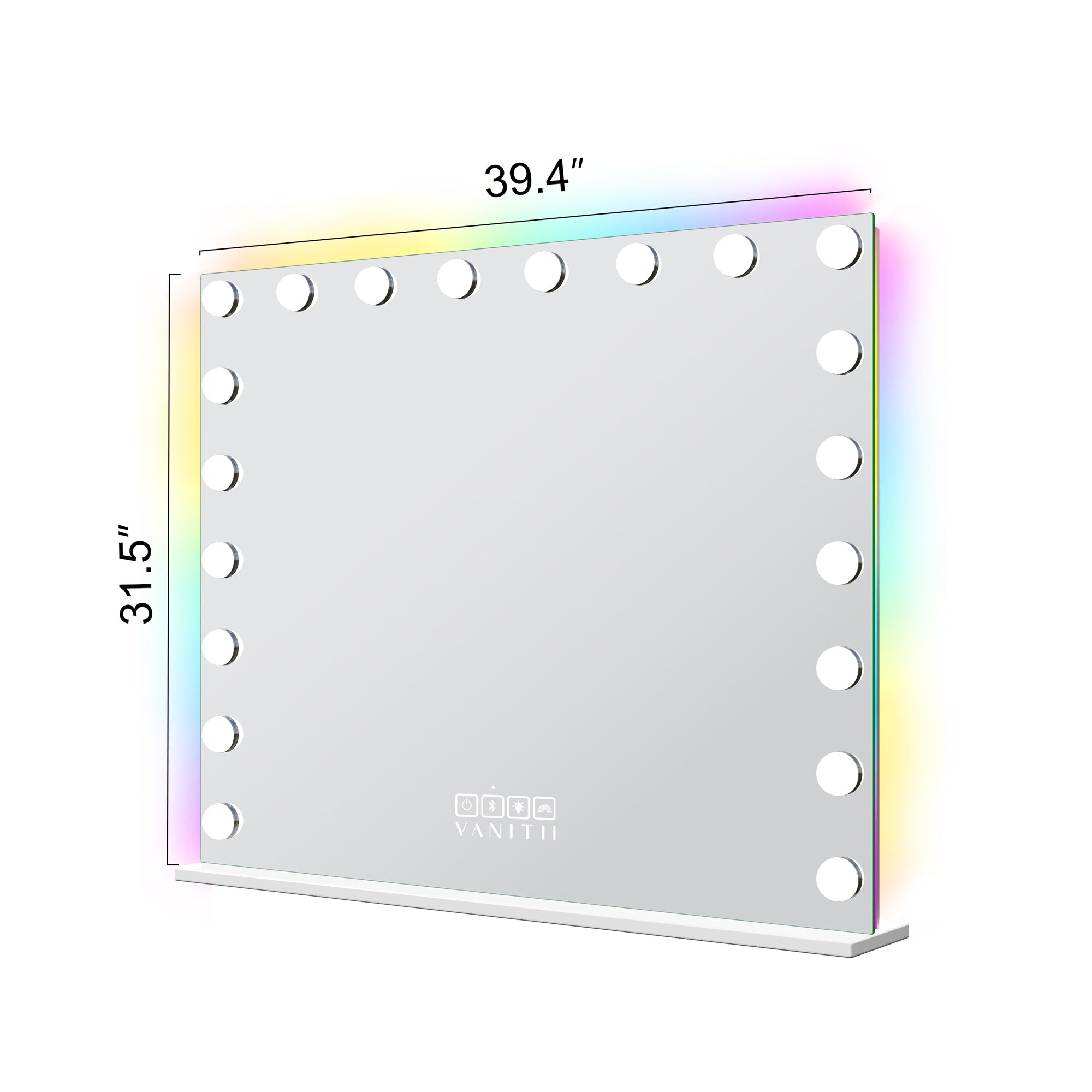 Mary Hollywood Vanity Mirror with RGB and Bluetooth Speaker