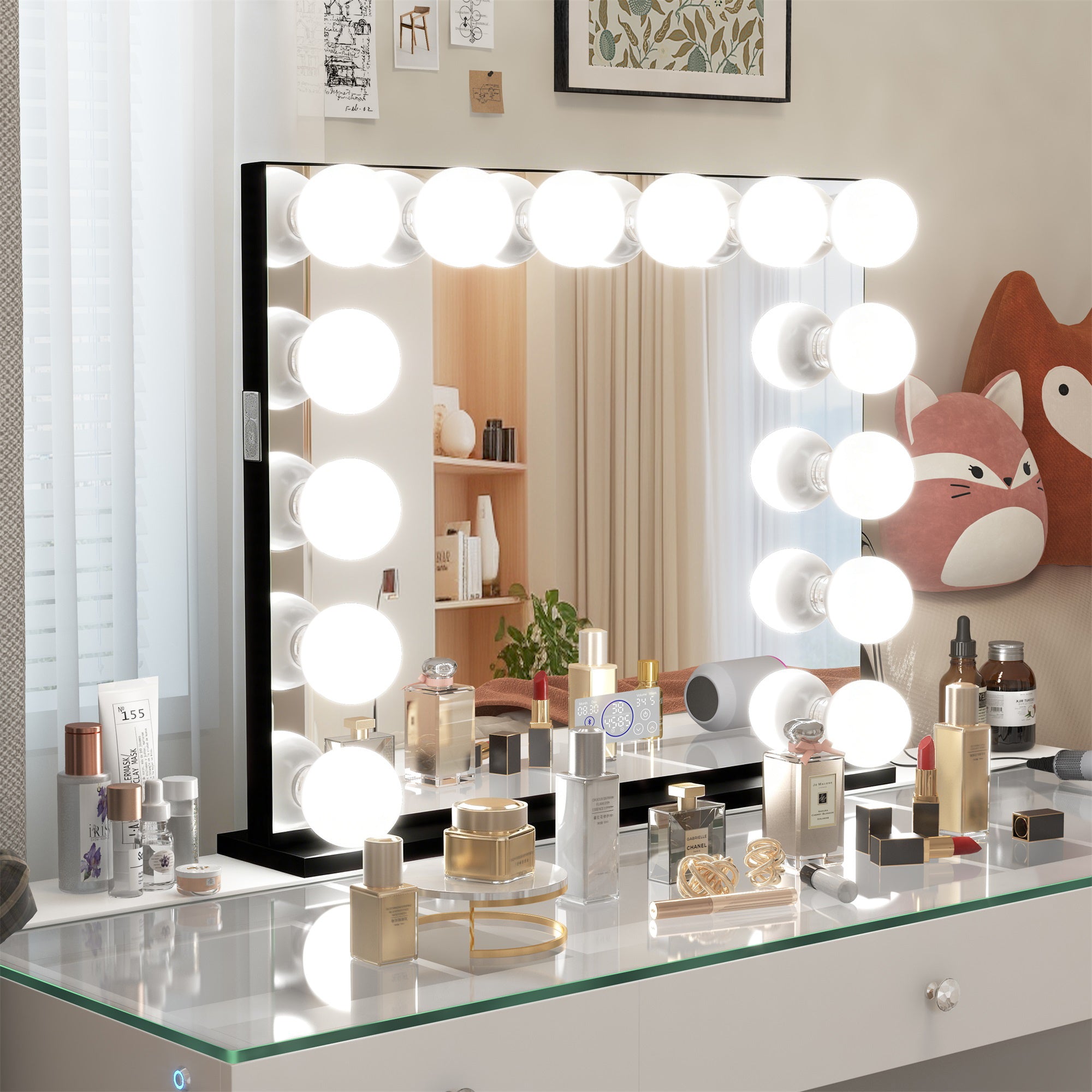 Marilyn Hollywood Vanity Mirror Pro with 14 Dimmable LED Bulbs