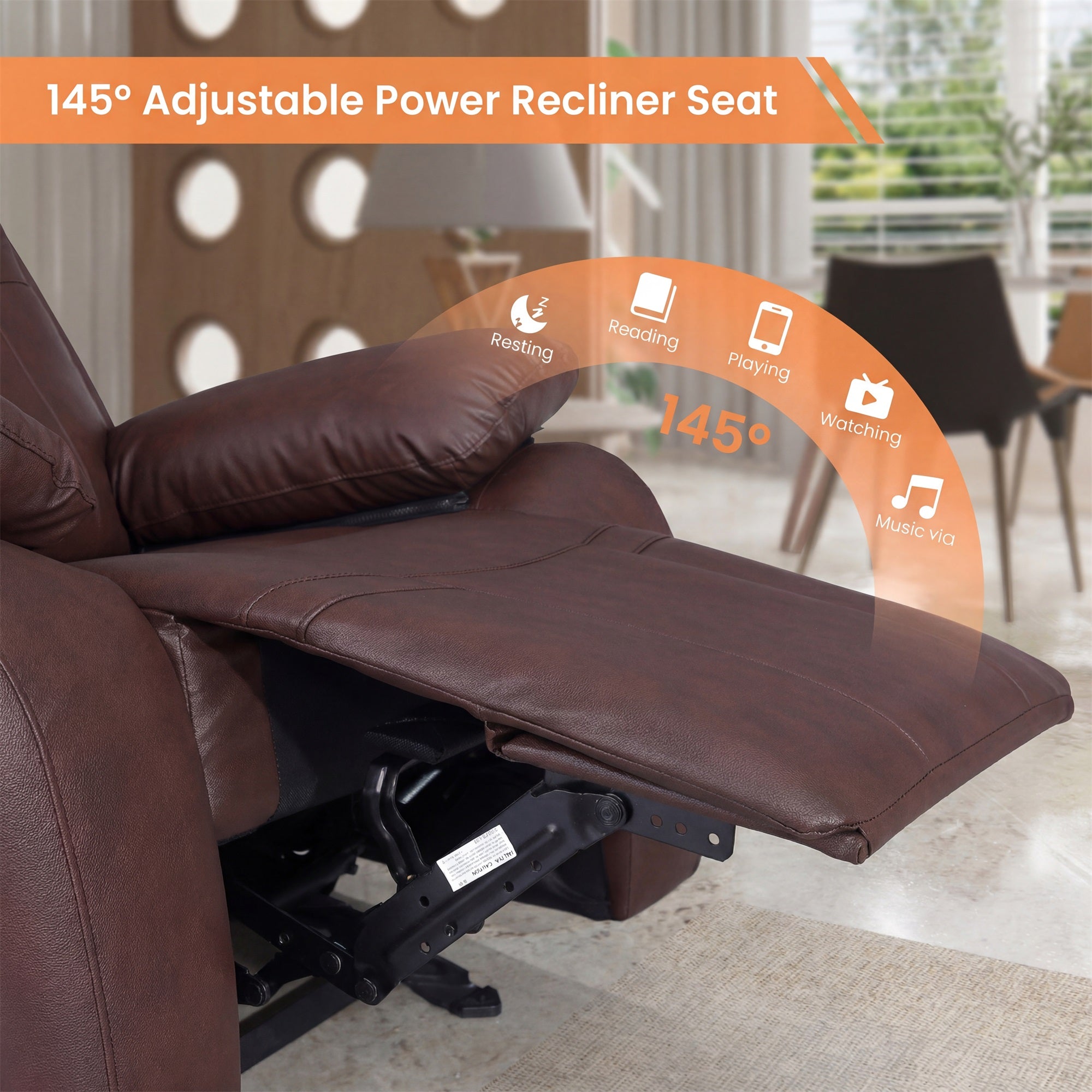 Evian Manual Recliner Sofa