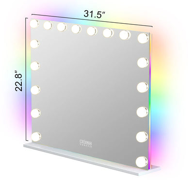 Mary Hollywood Vanity Mirror with RGB and Bluetooth Speaker
