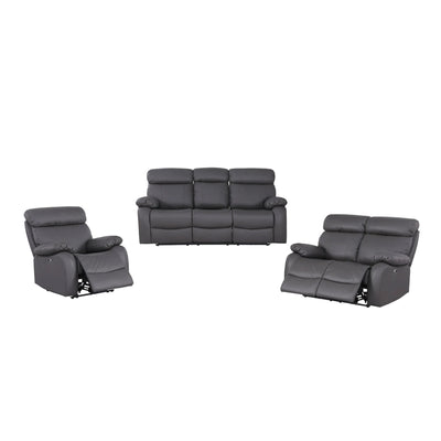 Harry Gray Power Recliner Sofa Set
