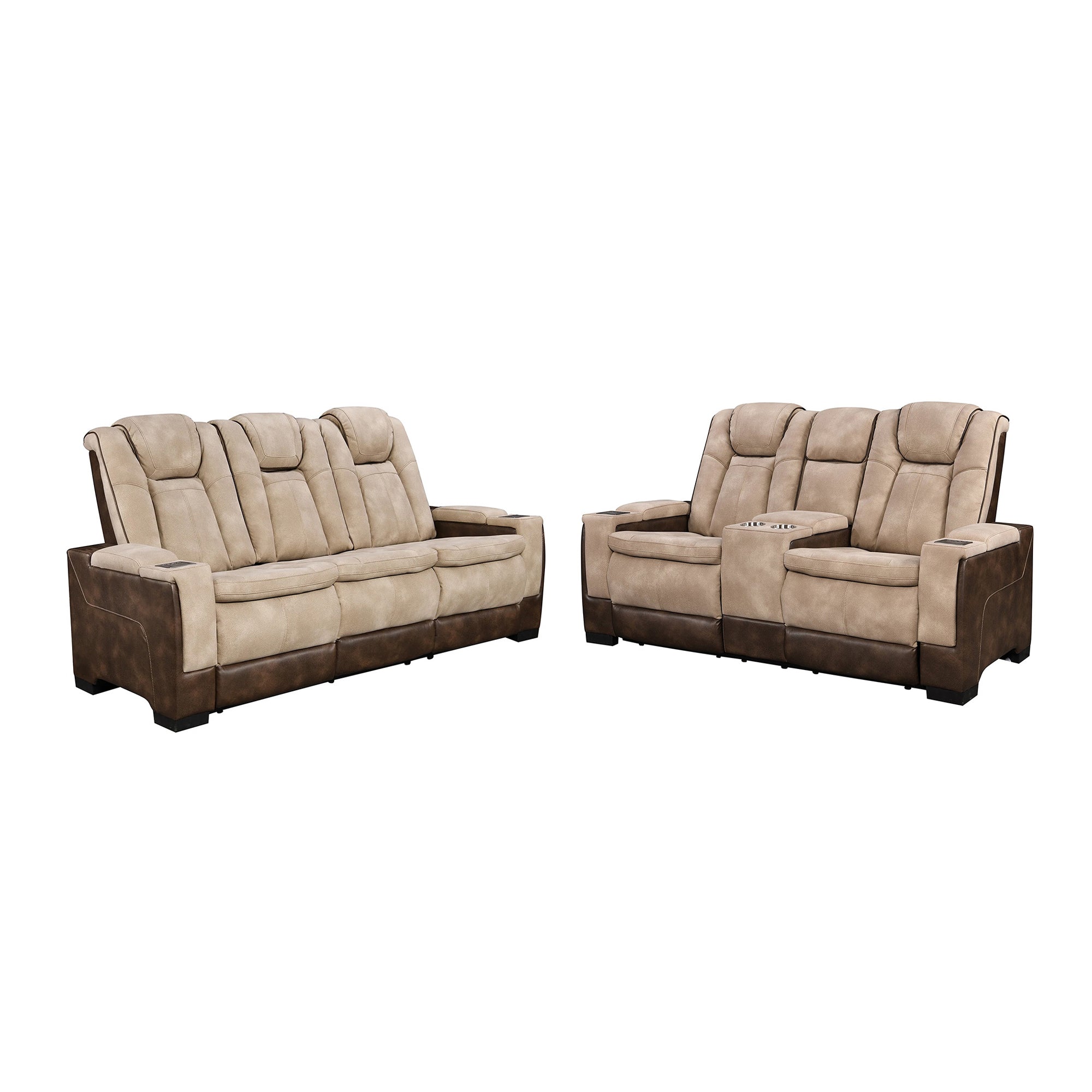Charlie Brown Power Recliner Sofa & Loveseat & Chair