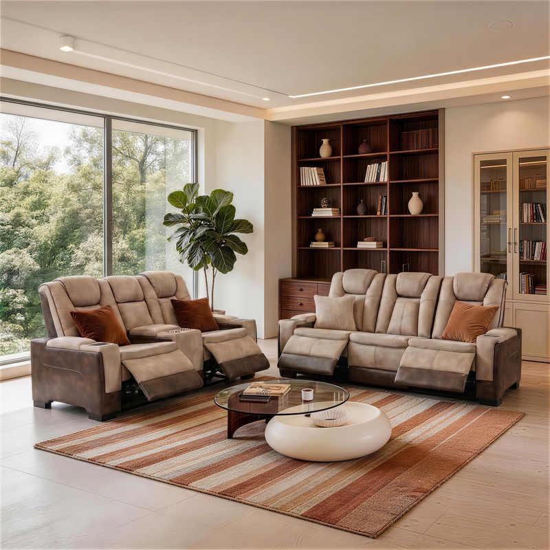 Charlie Brown Power Recliner Sofa Set