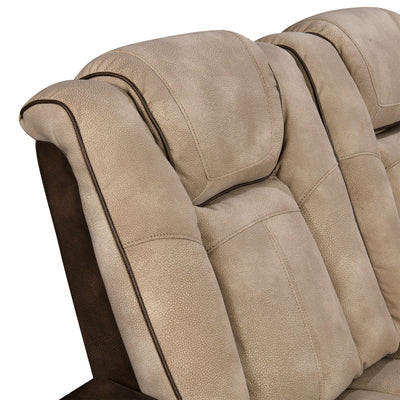 Charlie Modern Brown Power Recliner Loveseat
