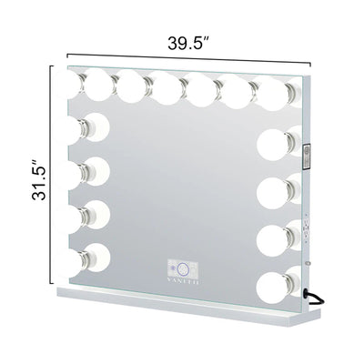Marilyn Mirror Pro Max with 15 Dimmable LED Bulbs