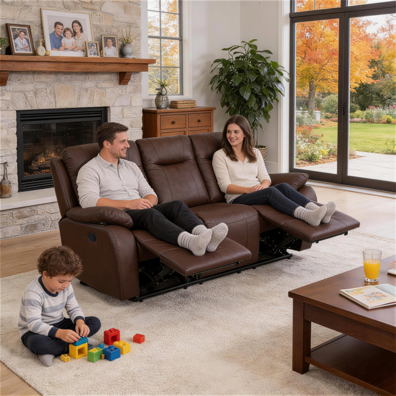 Evian Manual Recliner Sofa