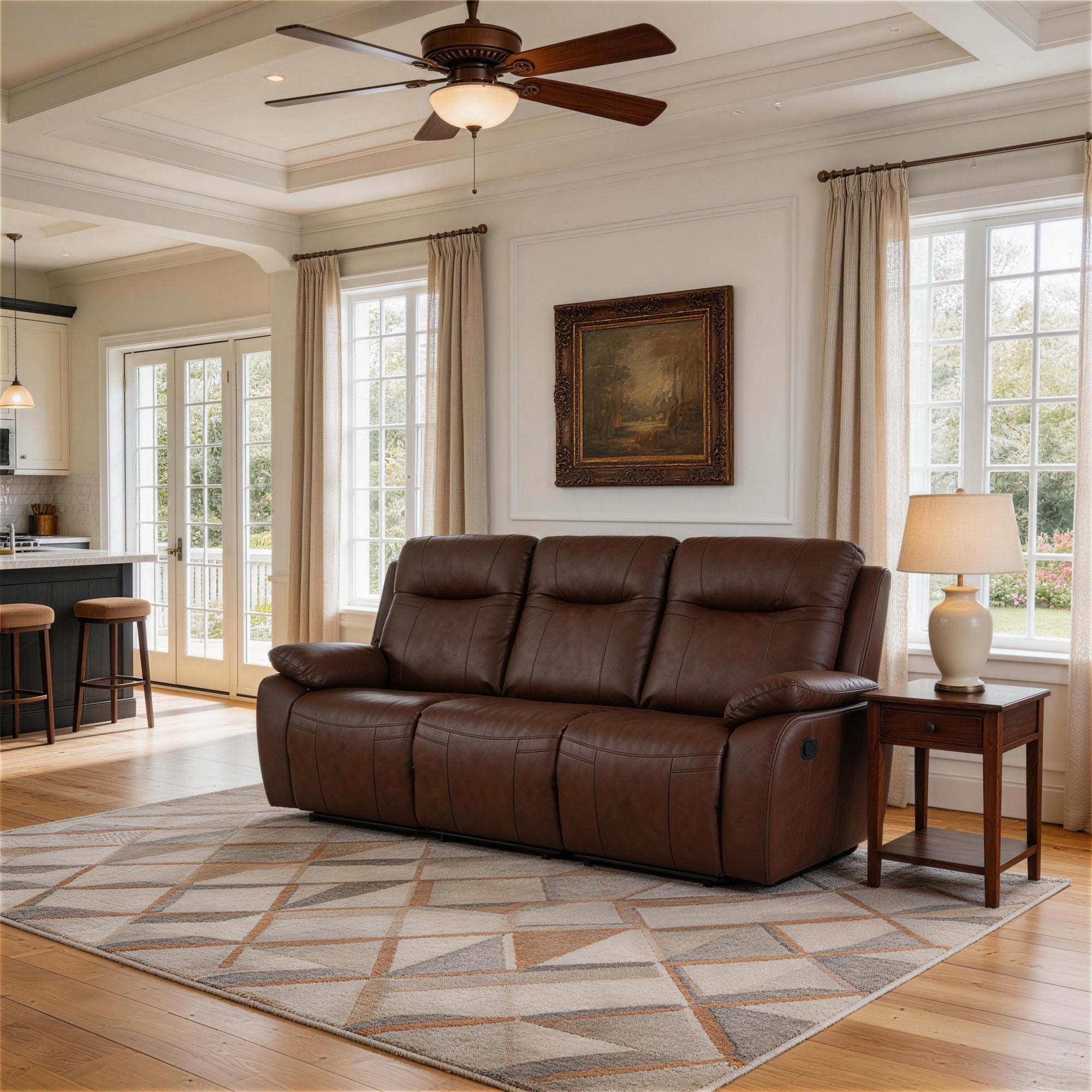 Evian Manual Recliner Sofa