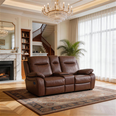 Evian Manual Recliner Loveseat