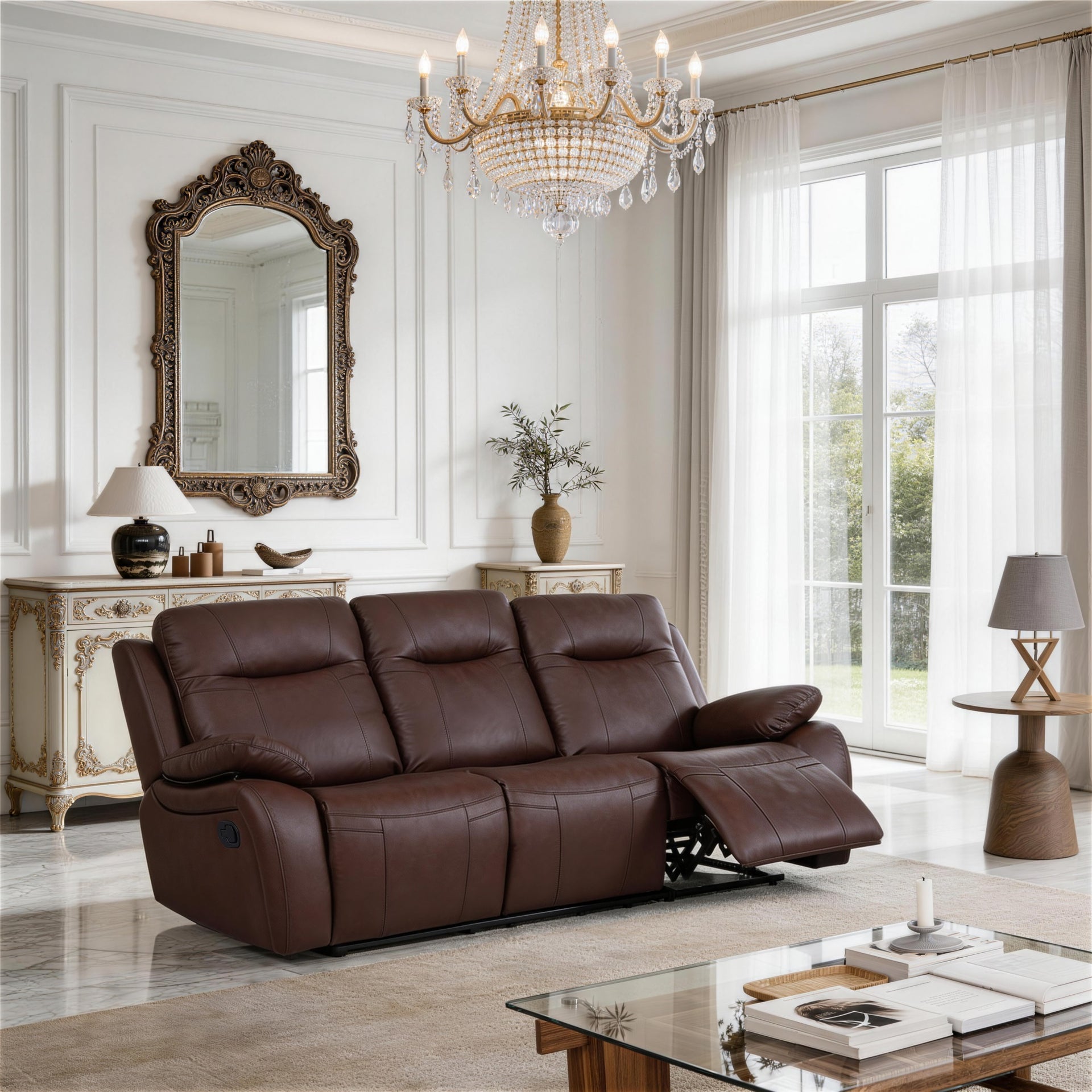 Evian Manual Recliner Sofa
